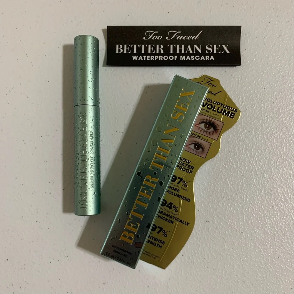Too Faced Better Than Sex Waterproof Mascara-NIB